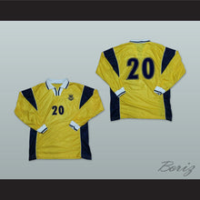 Load image into Gallery viewer, 2002-2003 Style Ukraine National Team Home Yellow Long Sleeve Soccer Jersey