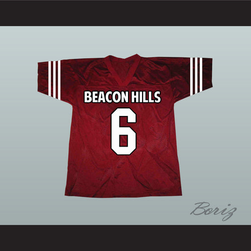 Danny Mahealani 06 Beacon Hills Cyclones Maroon Lacrosse Jersey Teen Wolf