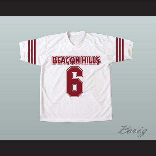 Danny Mahealani 06 Beacon Hills Cyclones White Lacrosse Jersey Teen Wolf