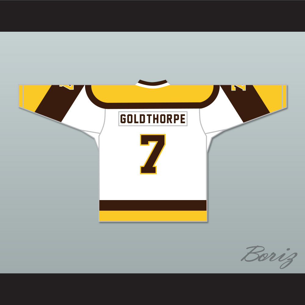 Bill Goldie Goldthorpe 7 Binghamton Broome Dusters Hockey Jersey 1life2live Store