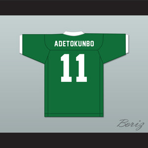 Charles Adetokunbo 11 Mushin Marauders Green Soccer Jersey