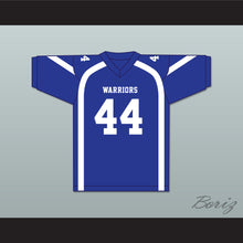 Load image into Gallery viewer, Connor Payton 44 Liberty Christian School Warriors Blue Football Jersey