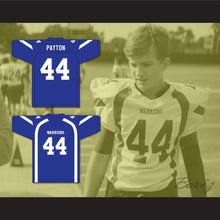 Load image into Gallery viewer, Connor Payton 44 Liberty Christian School Warriors Blue Football Jersey