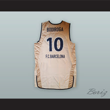 Load image into Gallery viewer, Dejan Bodiroga 10 FC Barcelona Tan Basketball Jersey