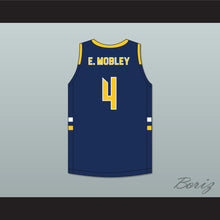 Load image into Gallery viewer, Evan Mobley 4 Rancho Christian School Eagles Navy Blue Basketball Jersey 4