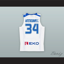Load image into Gallery viewer, Giannis Antetokounmpo 34 Greece White Basketball Jersey