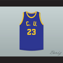 Load image into Gallery viewer, Hollis 23 Cadwallader University Blue Basketball Jersey Fast Break