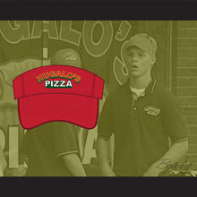 Load image into Gallery viewer, Hugalo&#39;s Pizza Logo 2 Red Baseball Visor Hat