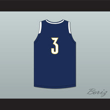 Load image into Gallery viewer, Isaiah Mobley 3 Rancho Christian School Eagles Navy Blue Basketball Jersey 1