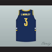 Load image into Gallery viewer, Isaiah Mobley 3 Rancho Christian School Eagles Navy Blue Basketball Jersey 4