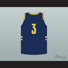 Load image into Gallery viewer, Isaiah Mobley 3 Rancho Christian School Eagles Navy Blue Basketball Jersey 3