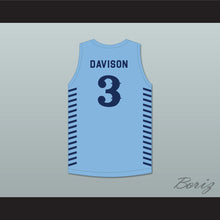 Load image into Gallery viewer, JD Davison 3 Calhoun High School Tigers Light Blue Basketball Jersey 2