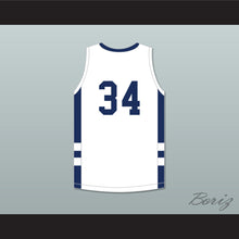 Load image into Gallery viewer, Jabari Walker 34 Campbell Hall School Vikings White Basketball Jersey 1