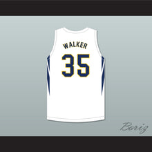Load image into Gallery viewer, Jabari Walker 34 Campbell Hall School Vikings White Basketball Jersey 4