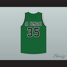 Load image into Gallery viewer, Jabari Walker 35 AZ Compass Prep Dragons Green Basketball Jersey 1
