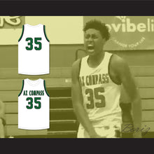 Load image into Gallery viewer, Jabari Walker 35 AZ Compass Prep Dragons White Basketball Jersey 1