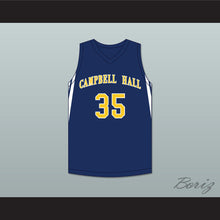 Load image into Gallery viewer, Jabari Walker 34 Campbell Hall School Vikings Navy Blue Basketball Jersey 2