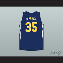 Load image into Gallery viewer, Jabari Walker 34 Campbell Hall School Vikings Navy Blue Basketball Jersey 2