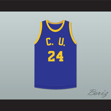 Load image into Gallery viewer, Karavas 24 Cadwallader University Blue Basketball Jersey Fast Break