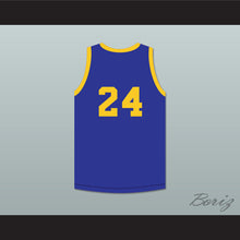 Load image into Gallery viewer, Karavas 24 Cadwallader University Blue Basketball Jersey Fast Break