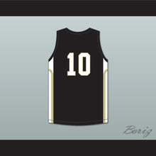 Load image into Gallery viewer, Kendall Brown 10 East Ridge High School Raptors Black Basketball Jersey 1