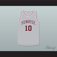 Load image into Gallery viewer, Kendall Brown 10 Sunrise Christian Academy Light Gray Basketball Jersey 2