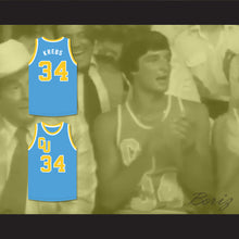 Load image into Gallery viewer, Krebs 34 Cadwallader University Light Blue Basketball Jersey Fast Break