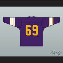 Load image into Gallery viewer, Lawrence 69 Louisiana University Purple Football Jersey