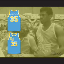 Load image into Gallery viewer, Leroy "Hustler" Monroe 35 Cadwallader University Light Blue Basketball Jersey Fast Break