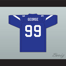 Load image into Gallery viewer, Nate George 99 Liberty Christian School Warriors Blue Football Jersey
