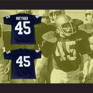 Daniel E. 'Rudy' Ruettiger 45 Notre Dame Football Jersey