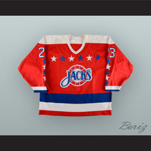 Load image into Gallery viewer, Rob Murray 23 Baltimore Skipjacks Red Hockey Jersey