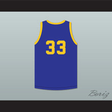 Load image into Gallery viewer, Roberta "Swish" James 33 Cadwallader University Blue Basketball Jersey Fast Break