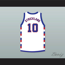 Load image into Gallery viewer, Rod Strickland 10 school  White Basketball Jersey