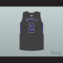Load image into Gallery viewer, Scotty Pippen Jr 2 Sierra Canyon School Trailblazers Charcoal Gray Basketball Jersey 2