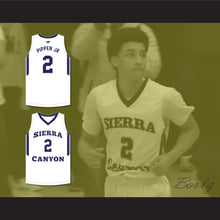 Load image into Gallery viewer, Scotty Pippen Jr 2 Sierra Canyon School Trailblazers White Basketball Jersey 2