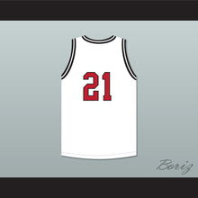Load image into Gallery viewer, Shaqir O'Neal 21 Crossroads School Roadrunners White Basketball Jersey 1