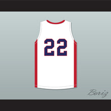 Load image into Gallery viewer, Shaqir O'Neal 22 Crossroads School Roadrunners White Basketball Jersey 1