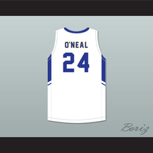 Load image into Gallery viewer, Shaqir O'Neal 24 Creekside Christian Academy Cougars White Basketball Jersey 2