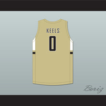 Load image into Gallery viewer, Trevor Keels 0 Paul VI Catholic High School Panthers Old Gold Basketball Jersey 2