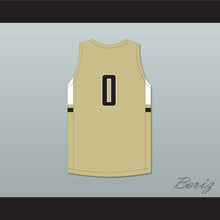 Load image into Gallery viewer, Trevor Keels 0 Paul VI Catholic High School Panthers Old Gold Basketball Jersey 1