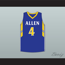 Load image into Gallery viewer, Tyrese Martin 4 William Allen High School Canaries Blue Basketball Jersey 2