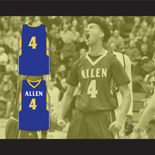 Load image into Gallery viewer, Tyrese Martin 4 William Allen High School Canaries Blue Basketball Jersey 1