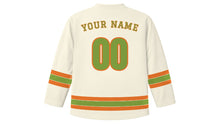 Load image into Gallery viewer, Abuja Original Hockey Jersey in Ivory, back view with your name and number