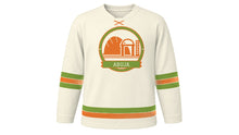Load image into Gallery viewer, Abuja Original Hockey Jersey in Ivory, front view – custom name and number