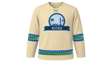 Load image into Gallery viewer, Accra Original Hockey Jersey in Beach Sand, front view – custom name and number
