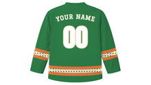 Load image into Gallery viewer, Accra Original Hockey Jersey in Coconut Green, back view with your name and number