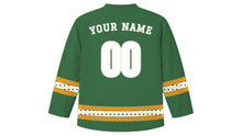 Load image into Gallery viewer, Addis Ababa Original Hockey Jersey in Highland Green, back view with your name and number