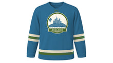 Load image into Gallery viewer, Adelaide Original Hockey Jersey in River Blue, front view – custom name and number