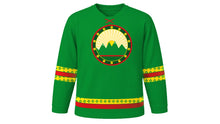 Load image into Gallery viewer, Adwa Victory Day Original Hockey Jersey in Green, front view – custom name and number